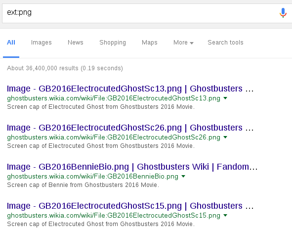 Search File Extensions