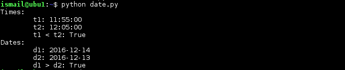 Comparing Date and Time