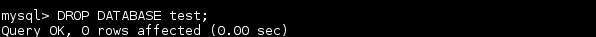 Drop Database