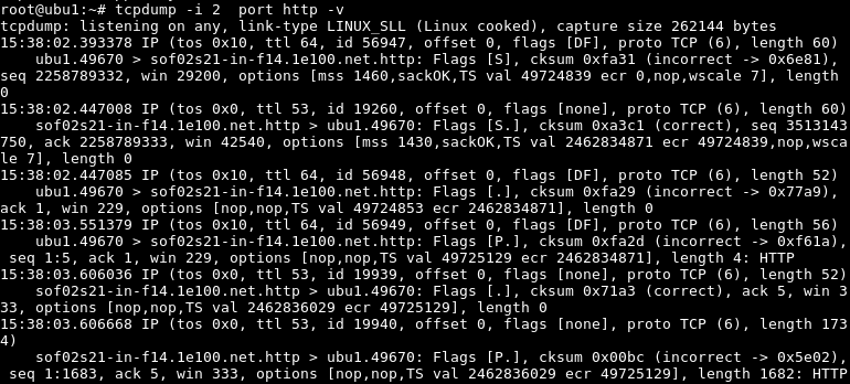 Verbose Output