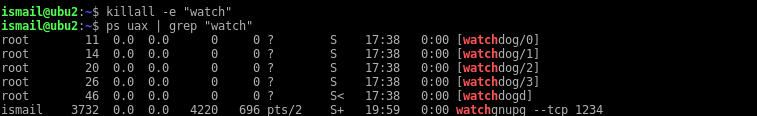 Kill With Exact Process Name
