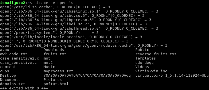 Trace Specific System Calls