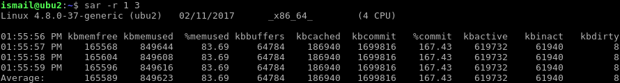 Show Memory Stats