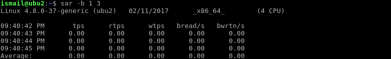 Show Paging Stats
