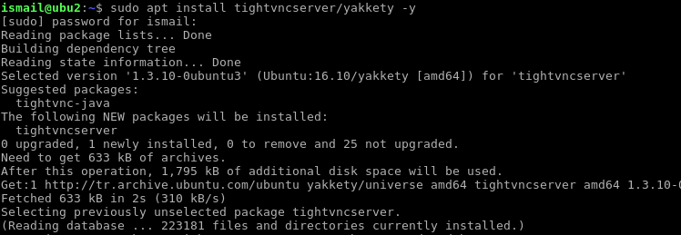 Install VNC
