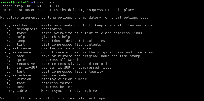 Linux的Gzip命令教程-yiteyi-C++库