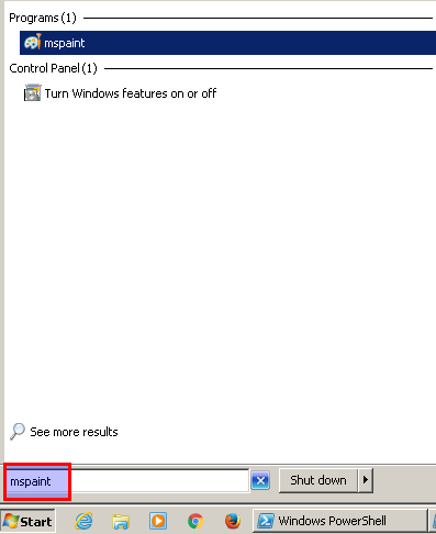 Start From Start Search Box