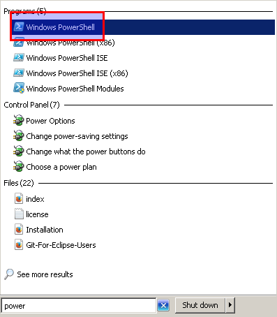 Start From Powershell