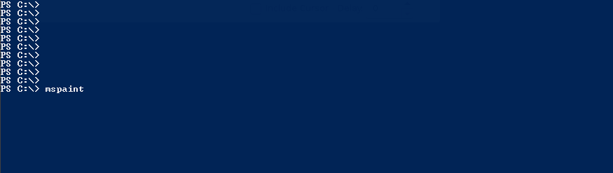 Start From Powershell