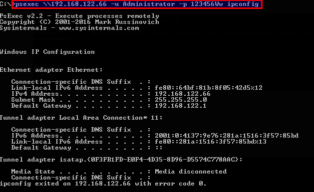 Run Command Remote System