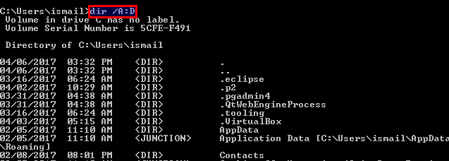 List Only Directories