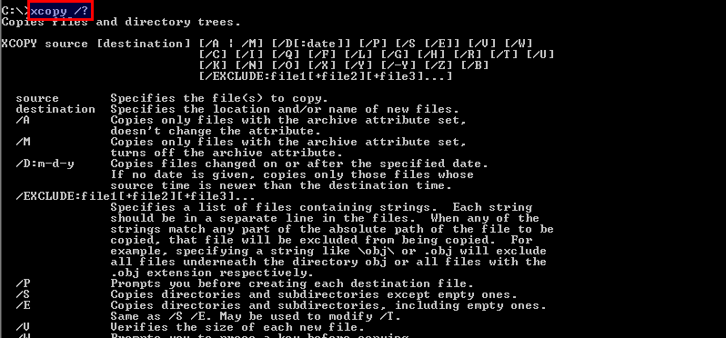 如何在Windows下用Xcopy复制文件和备份？-yiteyi-C++库