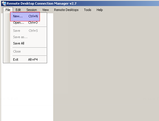 Create Database For RDCMan