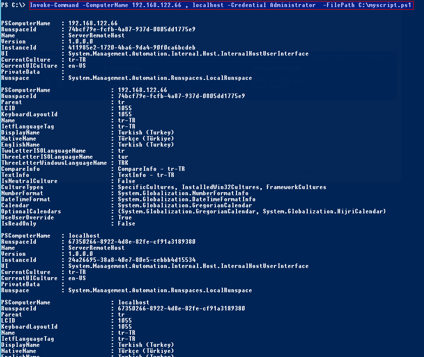 Run Powershell Script On Multiple Remote Computer
