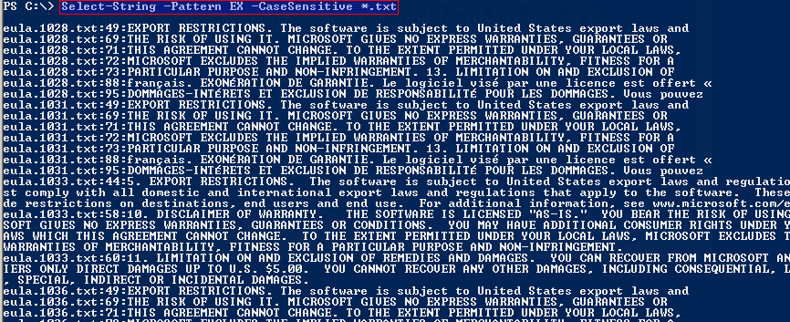 Case Sensitive Search