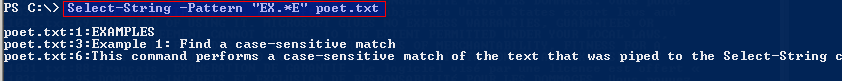 Match Regular Expression