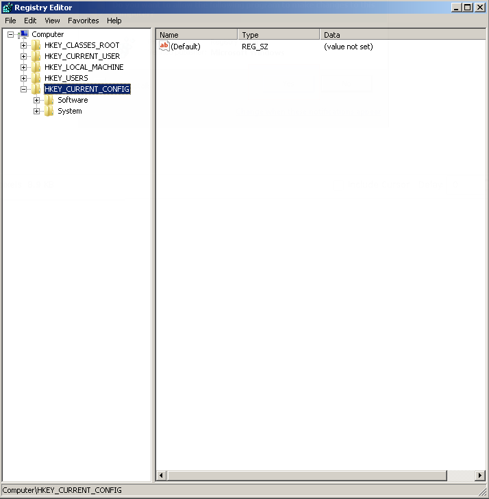 Registry Editor