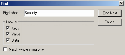 Find Existing Key