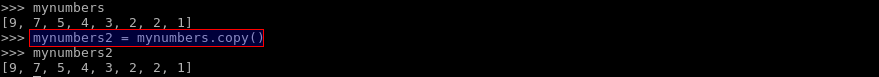 Copy List
