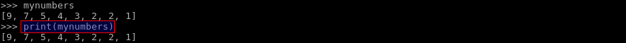 Print List