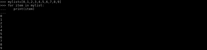 Loop with For