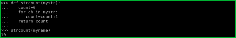 Counting with For