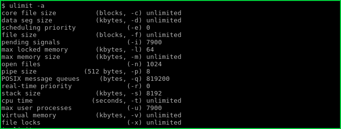List All Limits