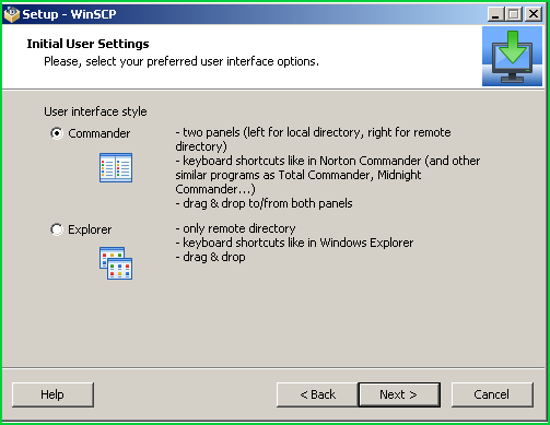 Select User Interface
