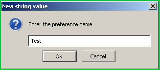Add New Preference