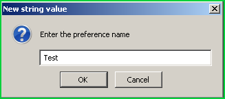 Add New Preference 