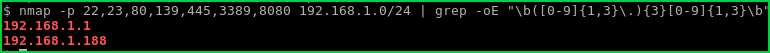 Bash Script To List Live IP Addresses
