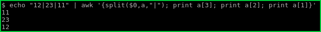 Use Pipe As Separator