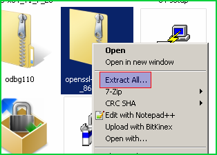 Extract OpenSSL