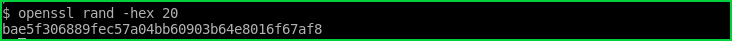 Generate Hexadecimal Random Numbers
