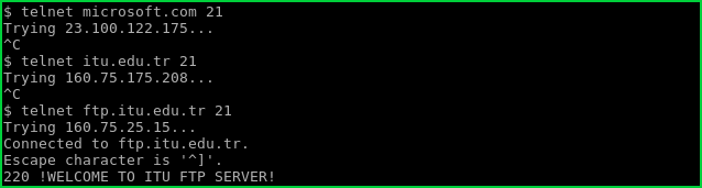 Check FTP Port