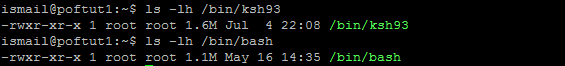 kornshell（ksh）和Bash的区别-yiteyi-C++库