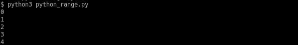 Using Range