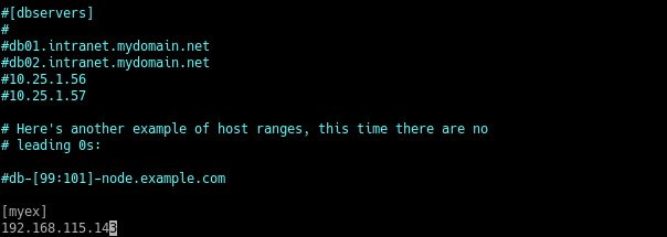Inventory and Hosts
