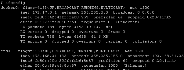 Ifconfig Command IP Address