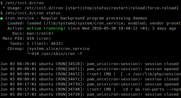 Init.d Script Usage
