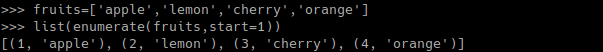 Enumerate with Counter