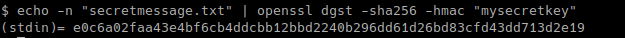 Create HMAC with OpenSSL