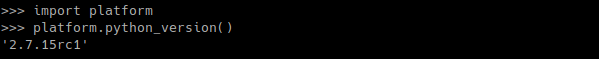 python_version() Function