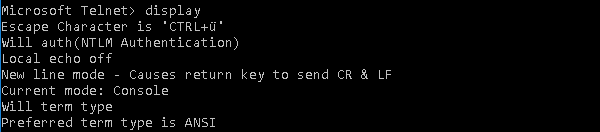 Display Command