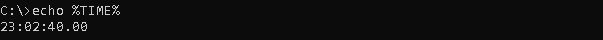 TIME - Display or Set Current Time
