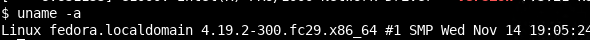 How To Get Kernel Version With uname