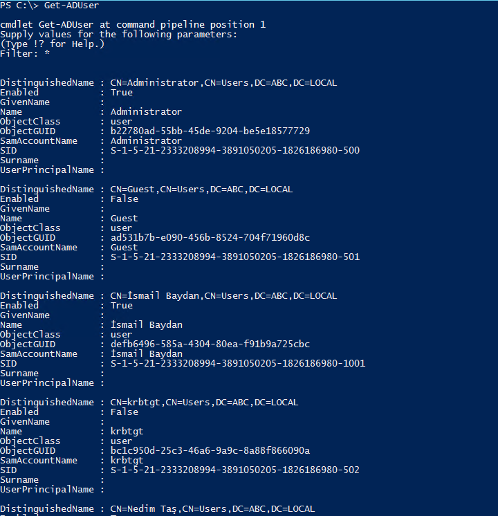获取ADUser Powershell命令教程，以列出Active Directory用户及其示例-yiteyi-C++库