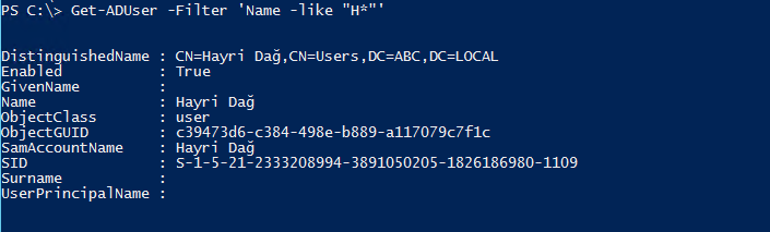 Filter Users By Username