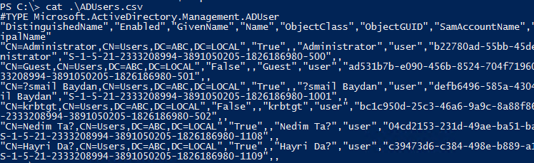 Export To CSV File