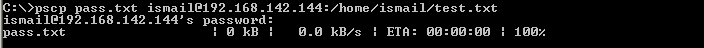 Upload or Put File To Remote Server
